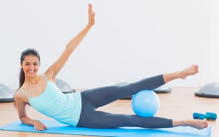 Pilates Over Ball